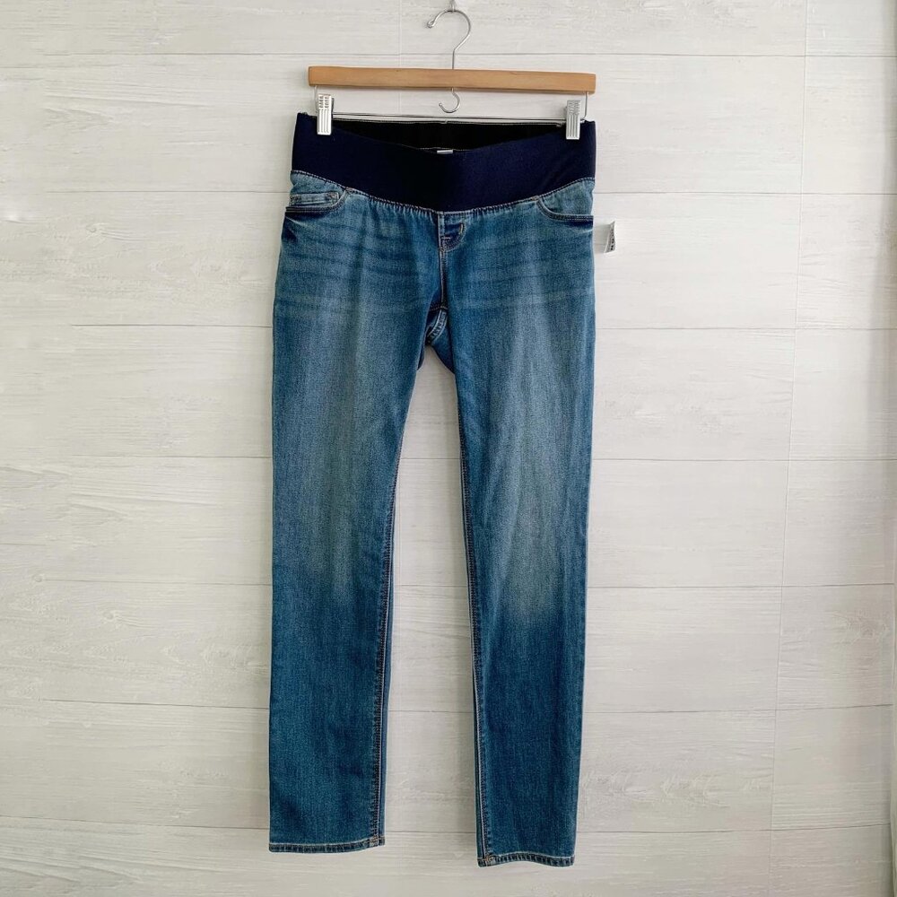 NWT Old Navy - Maternity straight leg under the belly jeans, sz 2